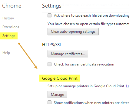 Google Cloud Printer