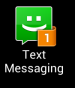 SMS によるテキストメッセージの受信