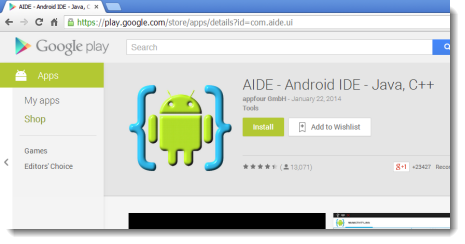 Google Play AIDE